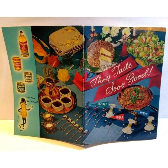 Mr Peanut Planters Original 1955 Cookbook Mister Nut In Chefs Hat Apron Vintage - Picture 5 of 12